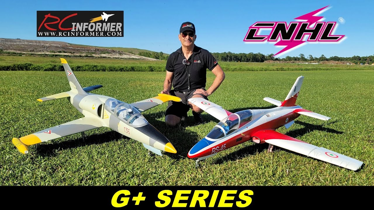 CHINA HOBBY LINE G+ SERIES 6s 6000 70c LiPo's in the AEROFOAM L-39 & MB339 on tall grass!