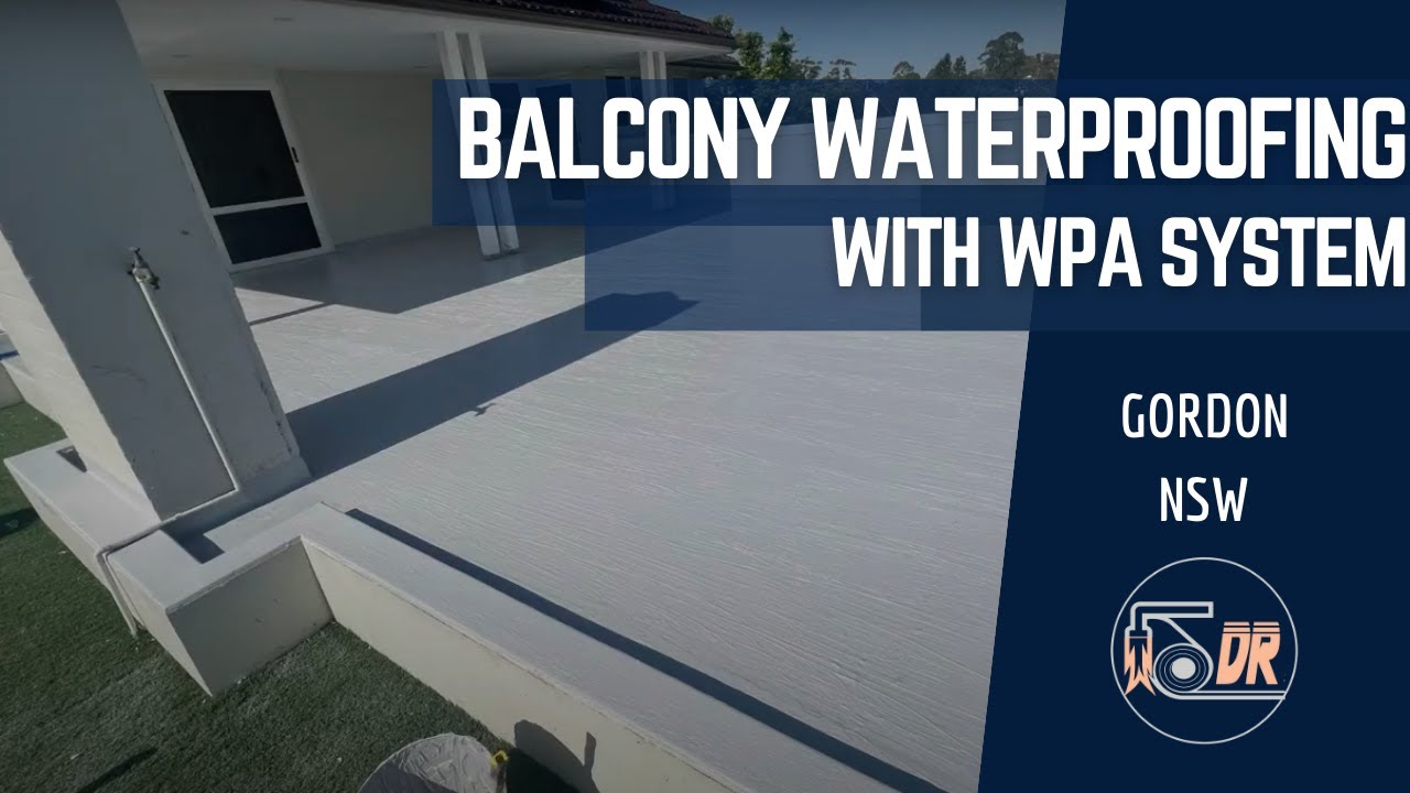 Balcony Waterproofing With Polyurethane Membrane - Gordon NSW