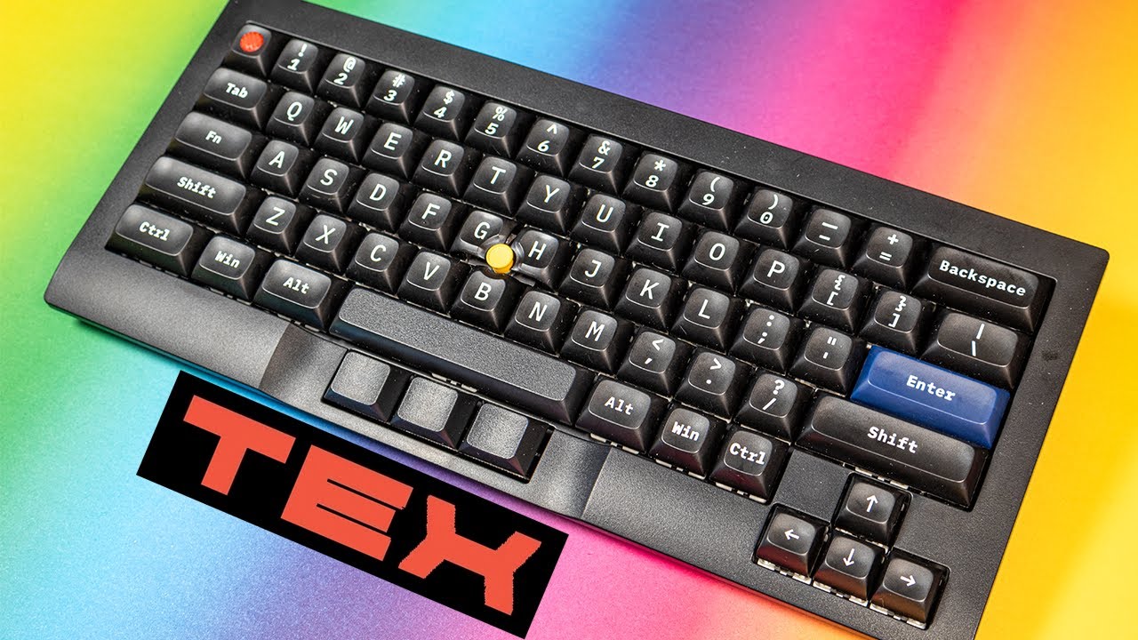 Tex Shura DIY - Gateron Red | Mechanical Keyboard IBM ThinkPad Style