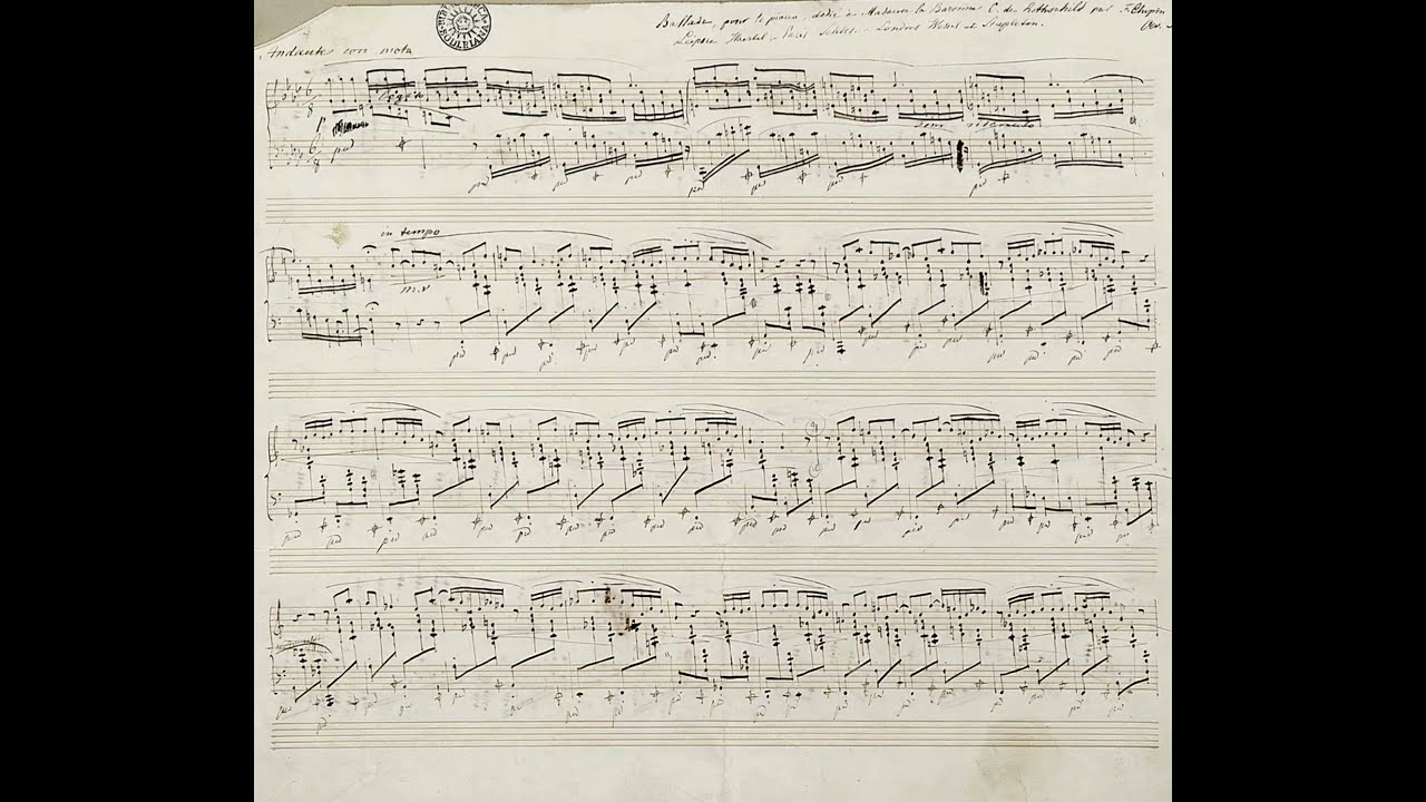 Frédéric Chopin - Ballade No. 4 in F minor op.52 -  Cristiana Mihart, piano