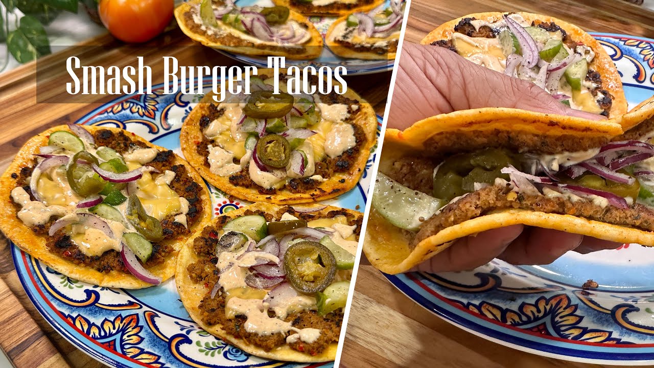Viral Smash Burger Tacos || Easy and Healthy Big Mac Tacos at Home || Juicy Tacos Recipe - RKC 