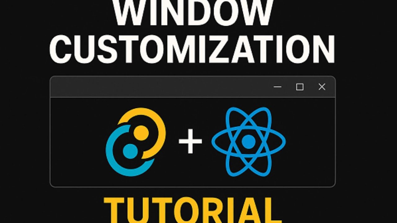 Tauri v2 + React: Window Customization Guide