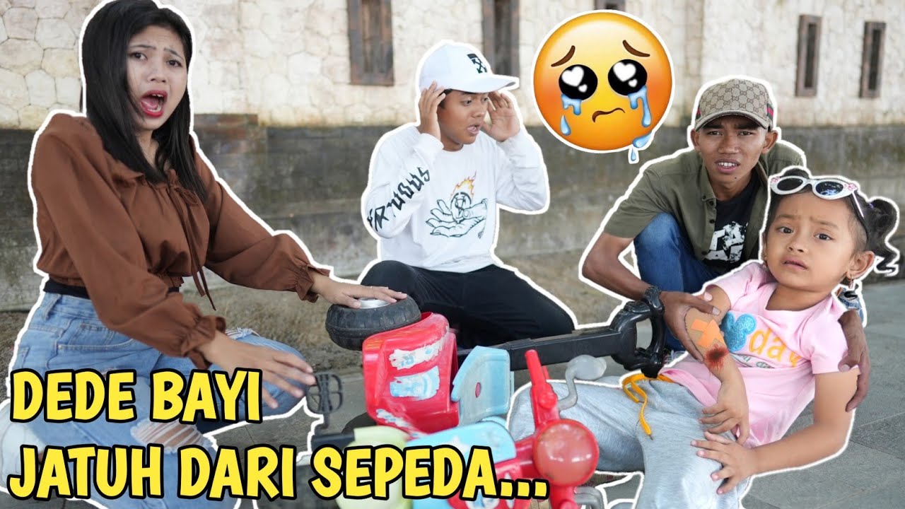 Ya Ampun Ponakan Arik JATUH DARI SEPEDA?! SAMPAI NANGIS KEJER! | Mikael TubeHD