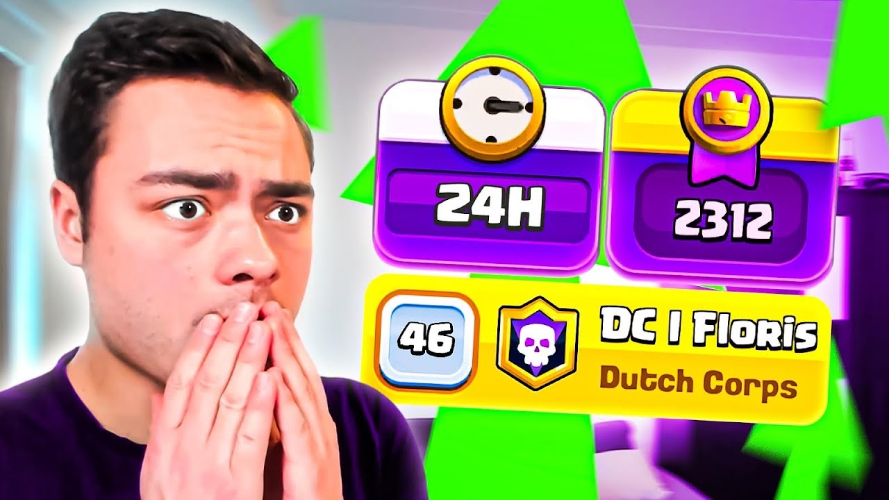 LAATSTE DAG PUSHEN OP CLASH ROYALE!!