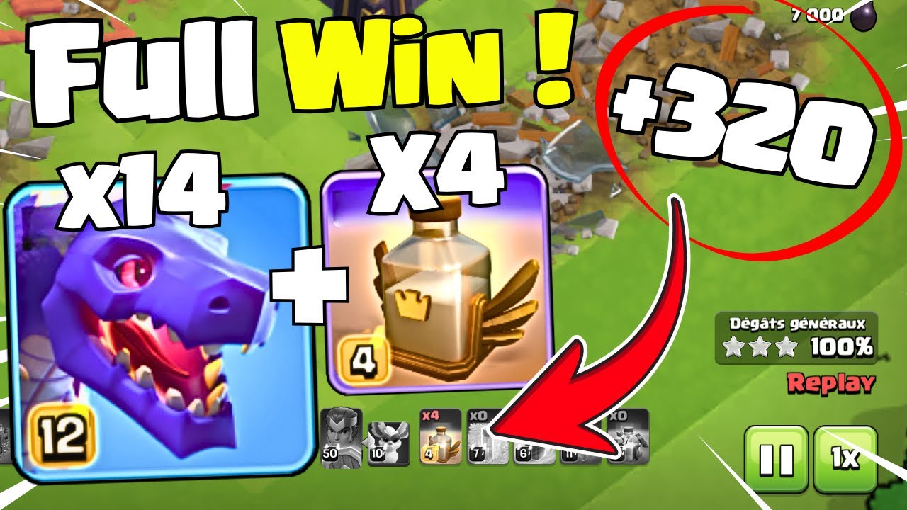 LA MEILLEURE COMPO DRAGONS 2025 en HDV17 ! Clash of Clans