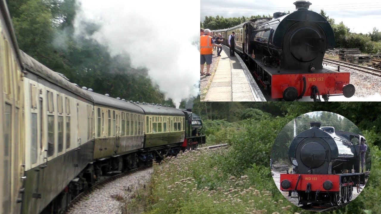 A ride behind WD152 'Rennes' Austerity | Dean Forest Railway - 22.08.18