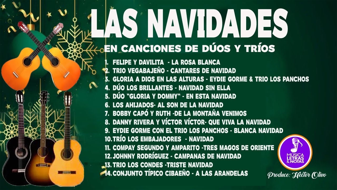 Las Navidades En Canciones de Dúos y Tríos | Música, Letras & Notas
