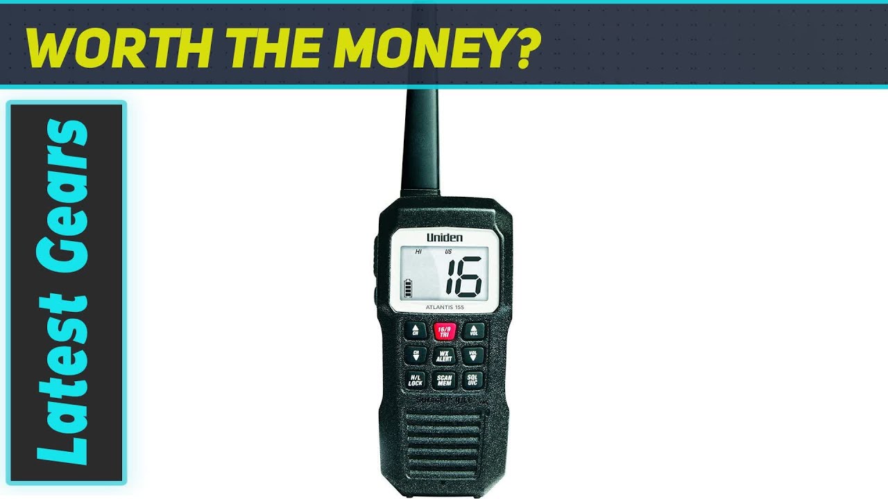 Uniden Atlantis 155: The Ultimate Handheld VHF Marine Radio!