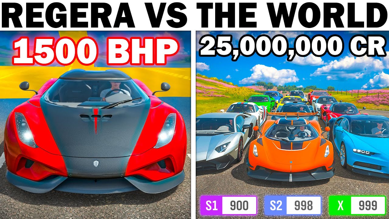 Forza Horizon 4 | Koenigsegg Regera VS The World | The Fastest Hybrid Hypercar In The World?