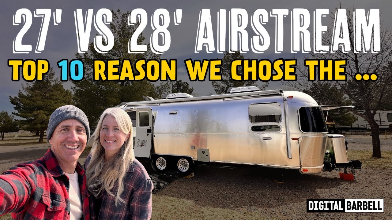 27-футовый или 28-футовый Airstream — какая модель лучше всего подходит для удаленной работы?