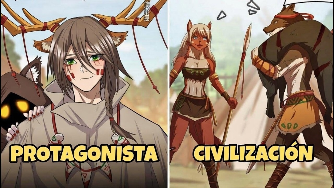 💢 Chico moderno se convierte en jefe de unaTribu Primitiva | manhwa recap |