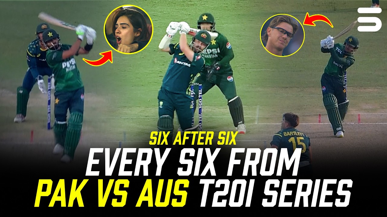 Six After Six! Every SIX from Pakistan vs Australia T20I Series | MR1J