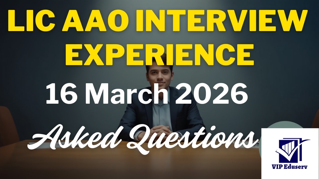 LIC AAO Interview Experience 16 March 2026 | All Questions Asked & Pro Tips