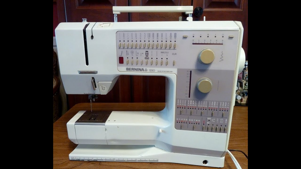 Repair a Bernina 1230 with stitch length problems