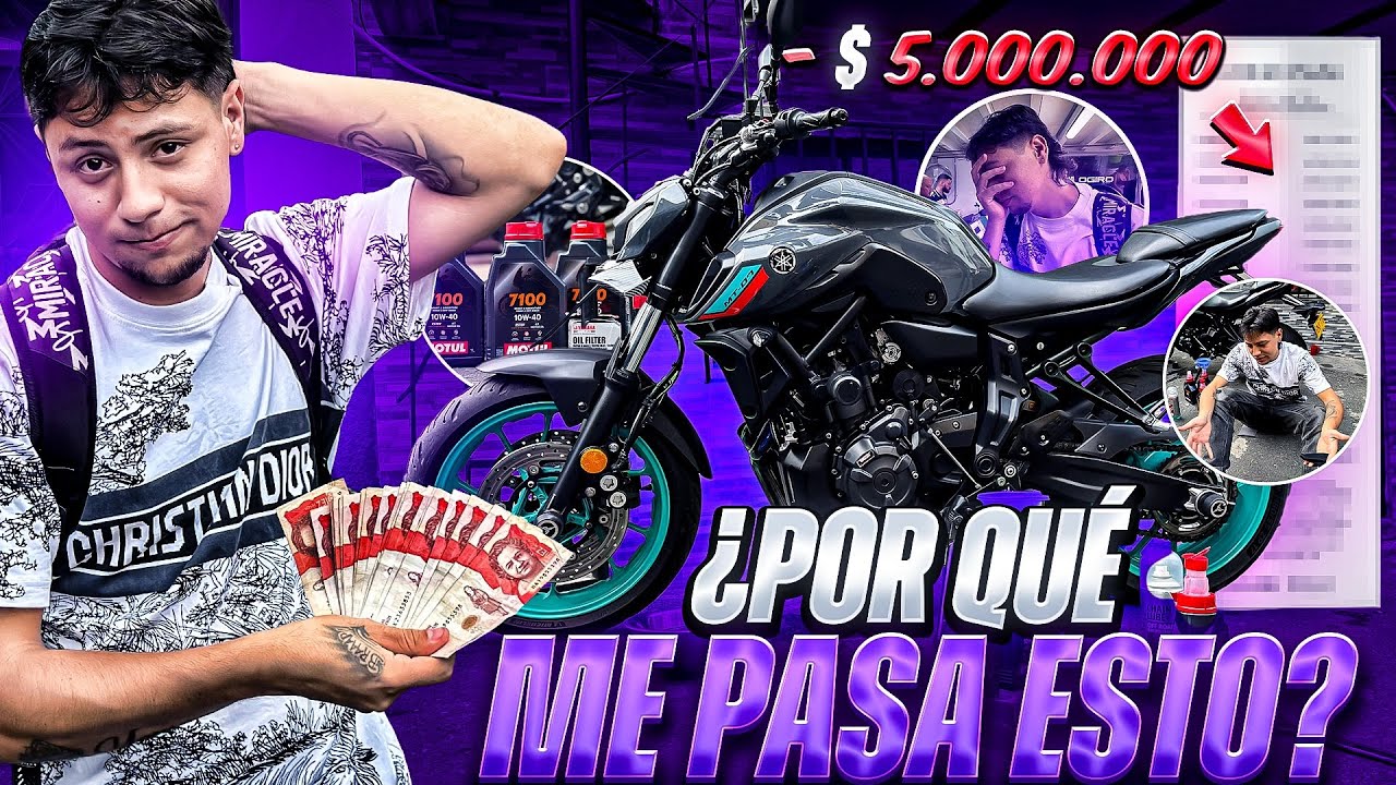 La VERDAD de mantener una MT07 en Colombia 🇨🇴😱