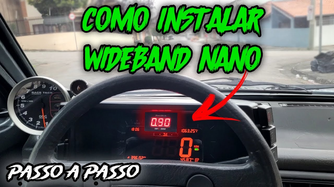TUTORIAL COMO INSTALAR WIDEBAND NANO Fueltech