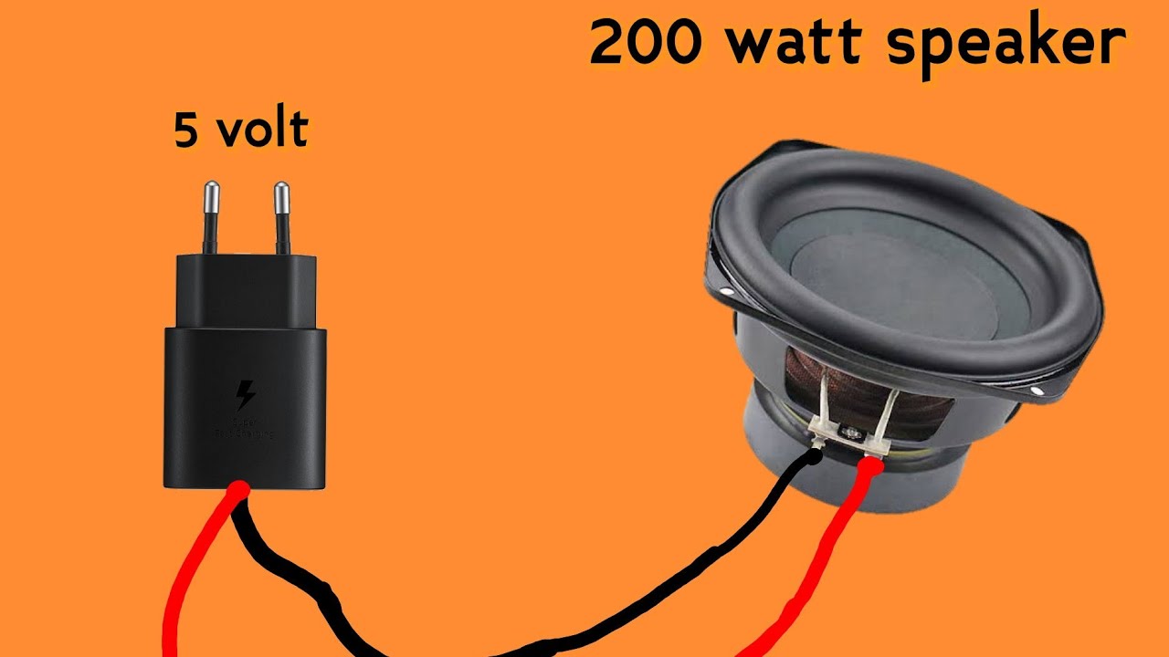 Power legendaris 5 volt speaker 200watt