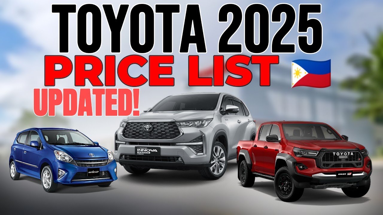 Toyota Philippines 2025 Lineup & Prices | All Models Explained!