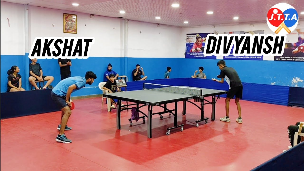 Akshat v/s Divyansh | Match Highlights |  JTTA Champions Trophy 2025 🏆 #tabletennis 