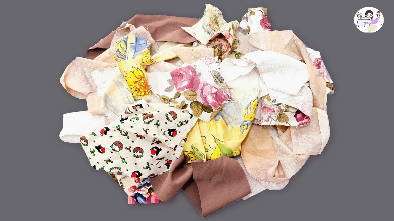 [Сделай сам] 🧵Не выбрасывайте даже небольшие обрезки. Посмотрите, какая красота выходит из них.