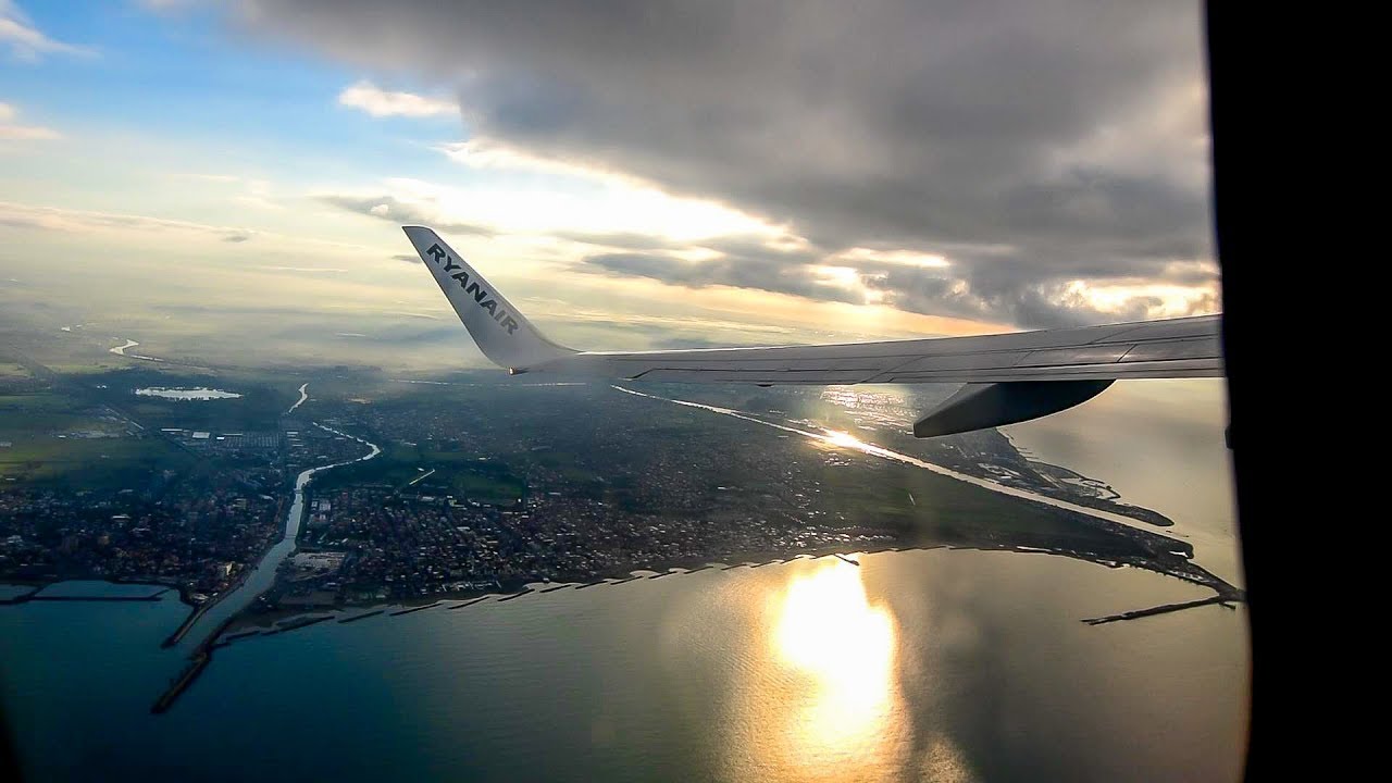Decollo da Roma Fiumicino (FCO) pista 25 | Ryanair B737-800 | Volo FR4902