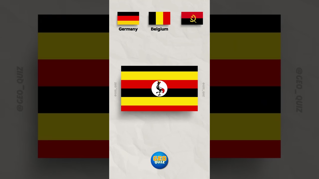 Let's Find Hidden Flags From UGANDA #flag  #guesstheflag #quiz  #geographyquiz