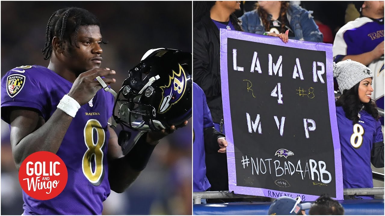All the NFL records Lamar Jackson broke with performance at LA Rams | Golic and Wingo