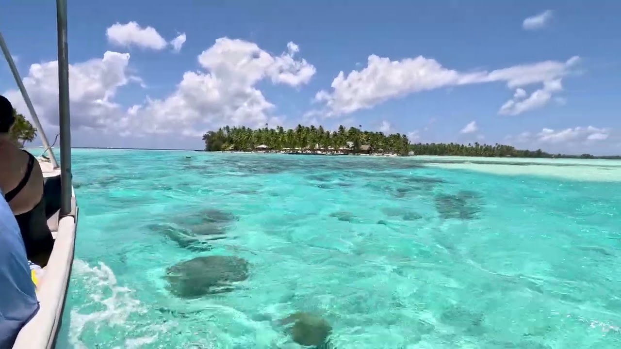Taha'a - French Polynesia.  Motu Mahana island buffet with Paul Gauguin cruises.