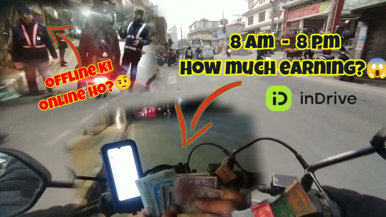indrive ma 12 hours ko kamai kati vayota? || ndrive vlog || @rbmahesh