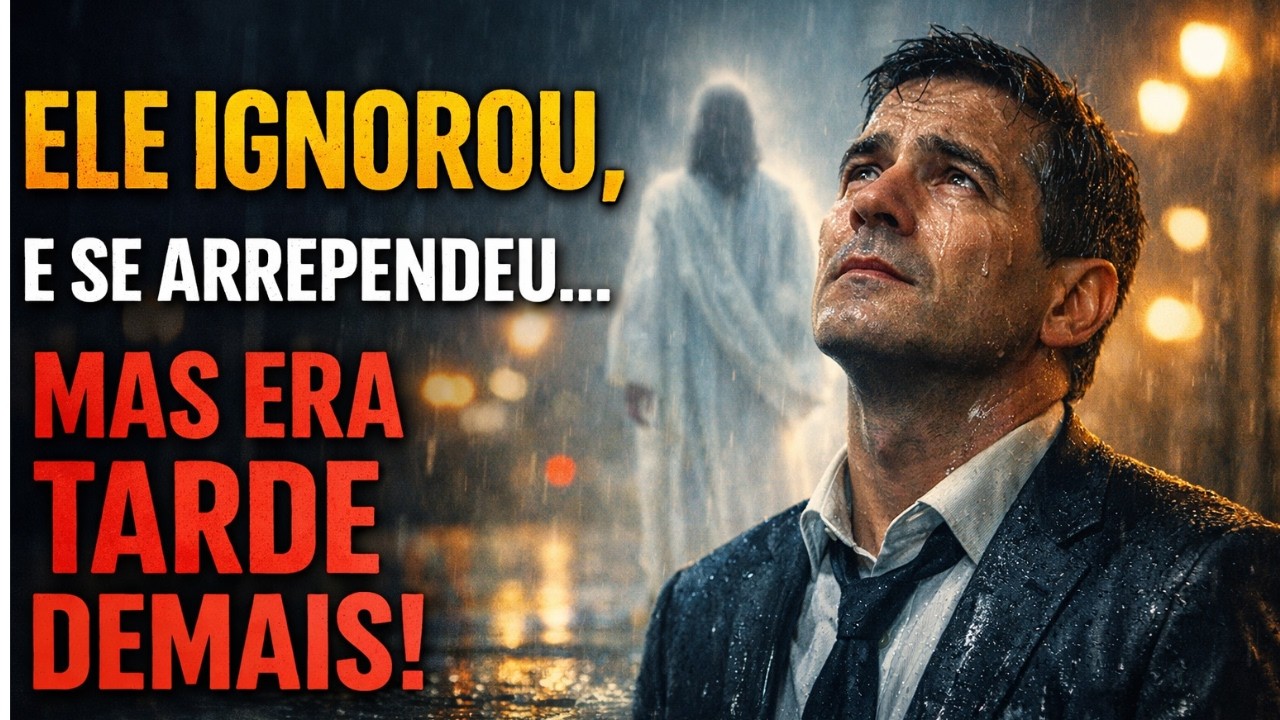 ELE REJEITOU JESUS… E DESCOBRIU TARDE DEMAIS 😢