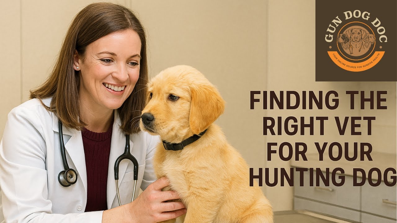 Finding the Right Vet for Your Hunting Dog