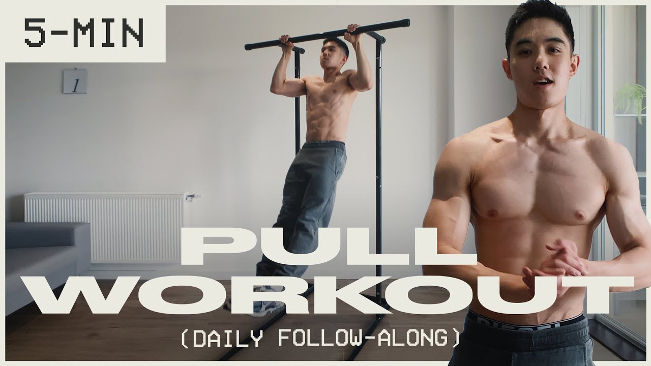 5-min PULL UP Home Workout (Bodyweight only) – FOLLOW ALONG