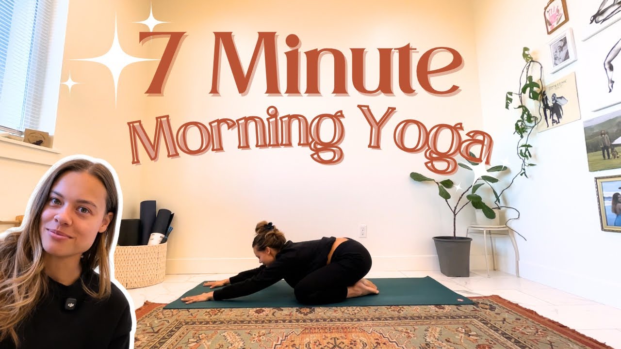 7-Minute Morning Yoga for Beginners | Start Your Day Calm & Focused