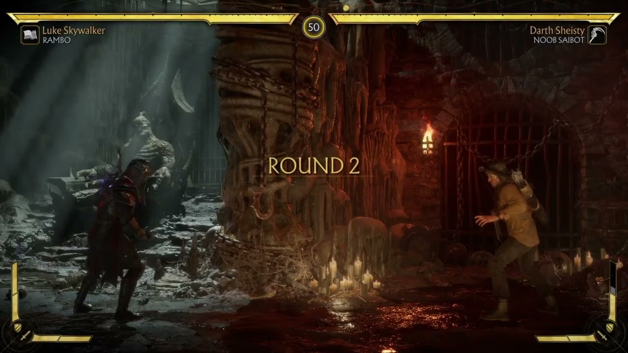 Mortal Kombat 11 - Rambo VS Noob Saibot