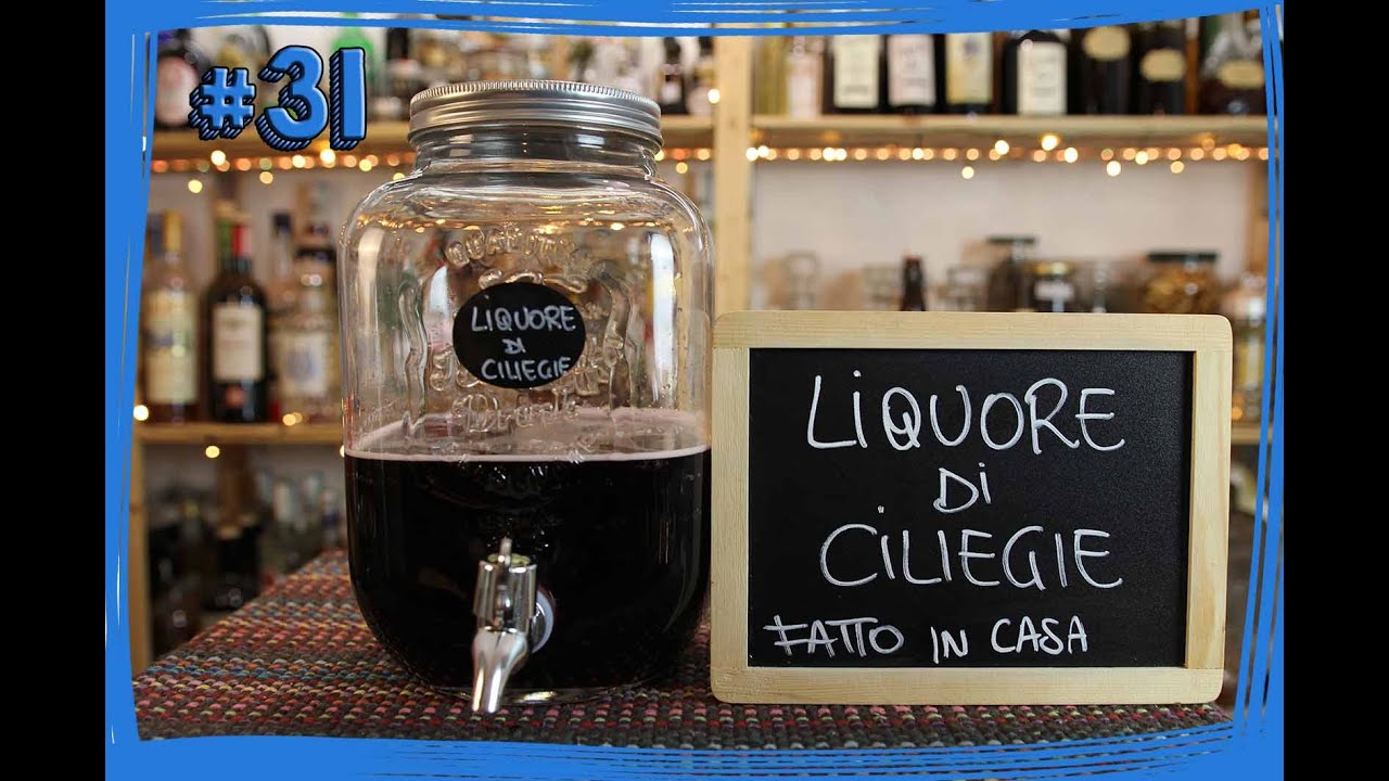 #31 Basi e Premix - Come preparo IN POCHI PASSAGGI il Liquore Cherry con ciliegie e vino rosso