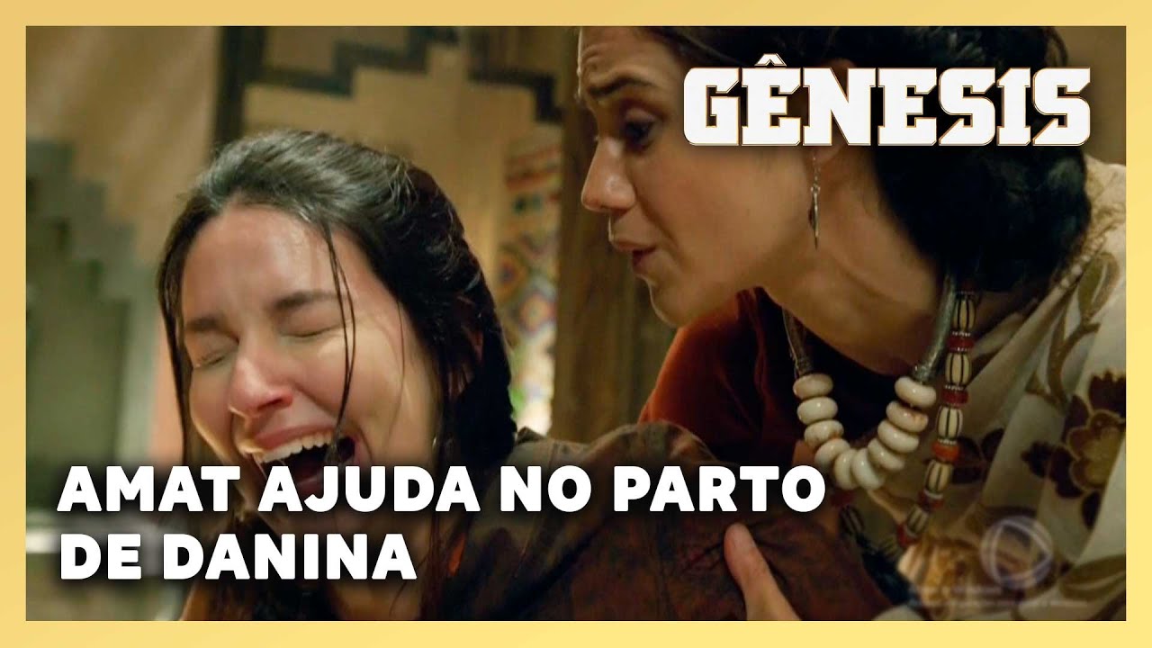 NOVELA GÊNESIS: Amat ajuda no parto de Danina