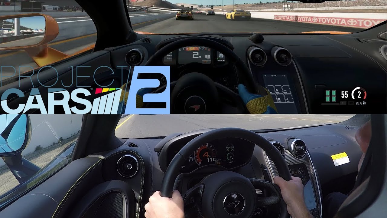 Driving a McLaren 570S On-Track and in Project Cars 2!