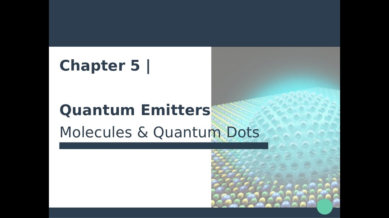 Nanophotonics & Plasmonics - Ch. 5 | Quantum Emitters