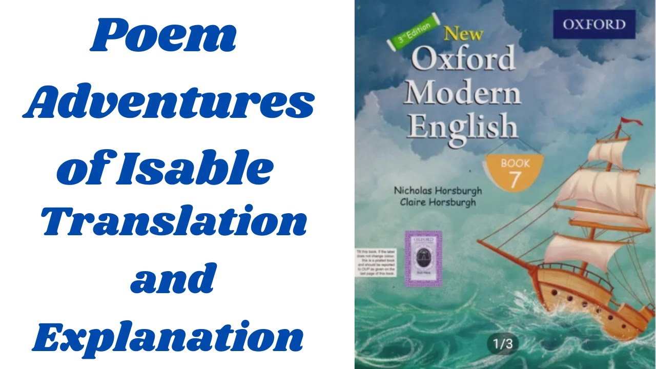 In-depth Analysis of poem, "Adventures of Isabel" by Ogden Nash, Class 7 English