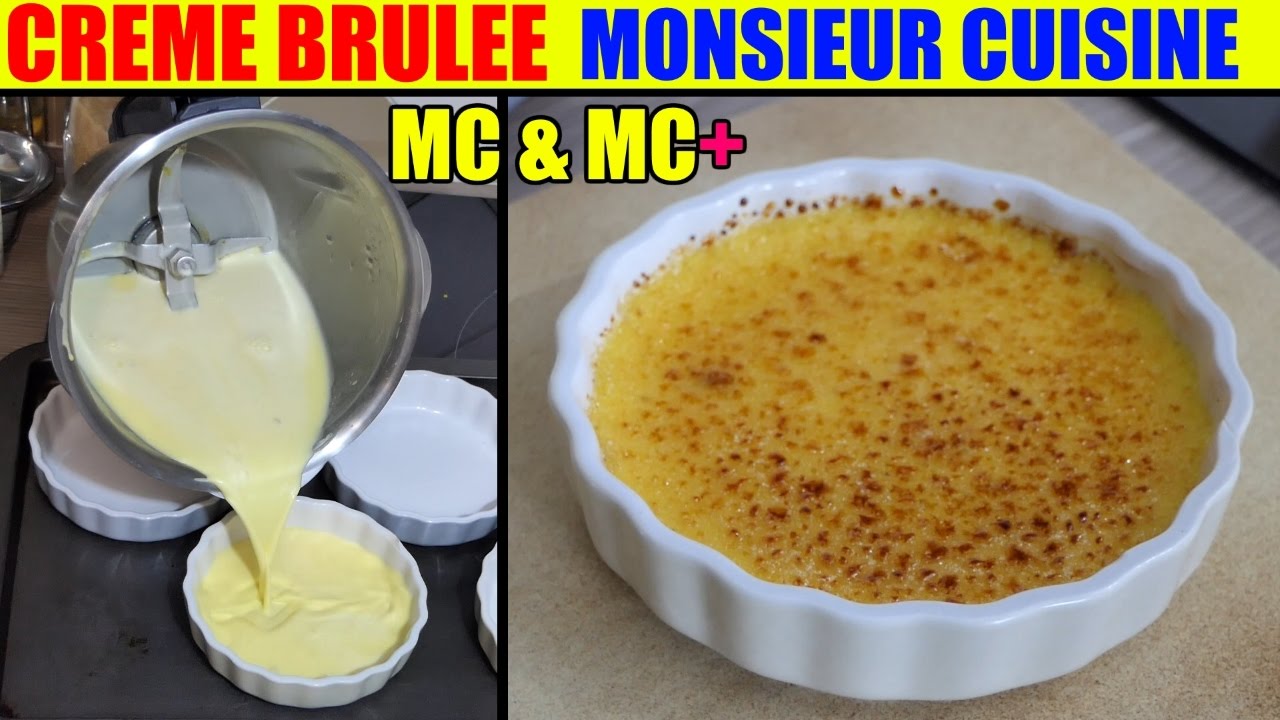 creme brulee recette monsieur cuisine plus lidl silvercrest test recipe vanille