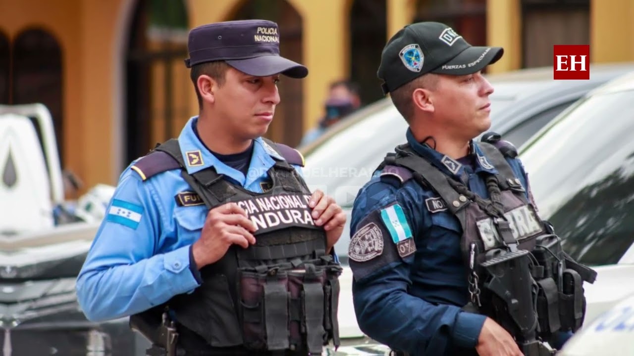 Último adiós a los cuatro policías que perdieron la vida en Lempira