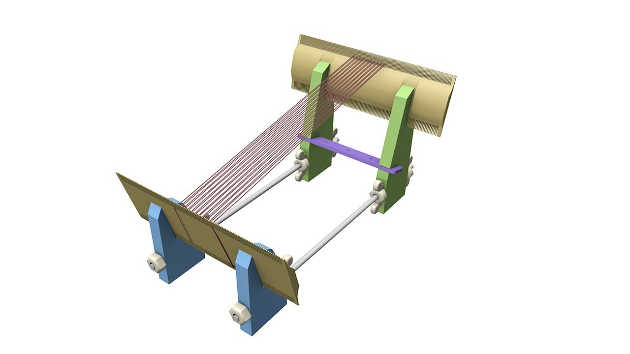 No-finish beading loom small tapestry loom