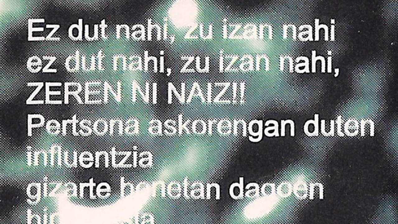 ERASO - Hire hitzekin (2. Maketa)