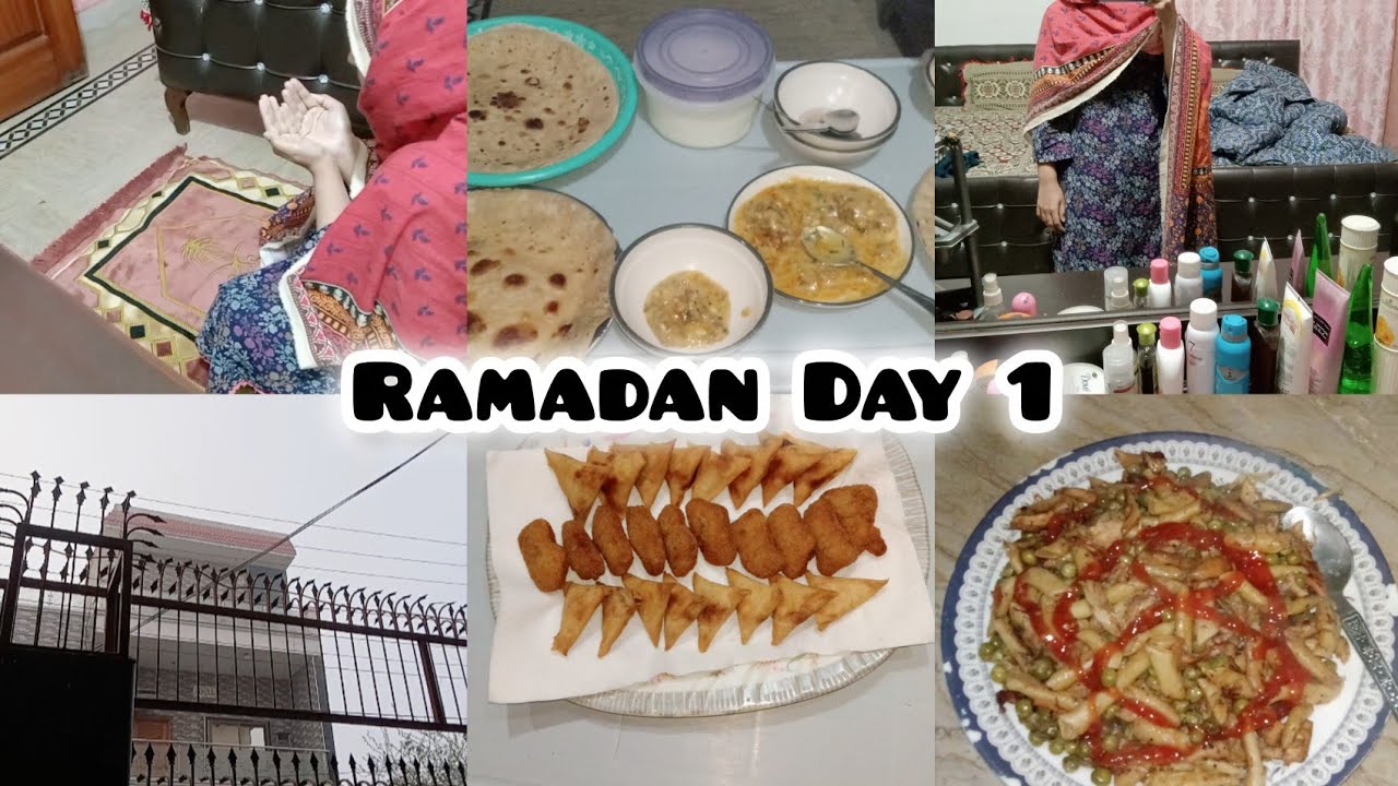 What I Eat in Ramadan | 1st Ramadan Sehri to Iftar Routine 🌙