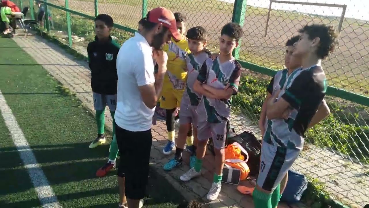 نادي النصر الرياضي تعليمات من الكوتش حسن قبل إنطلاق المبارة
