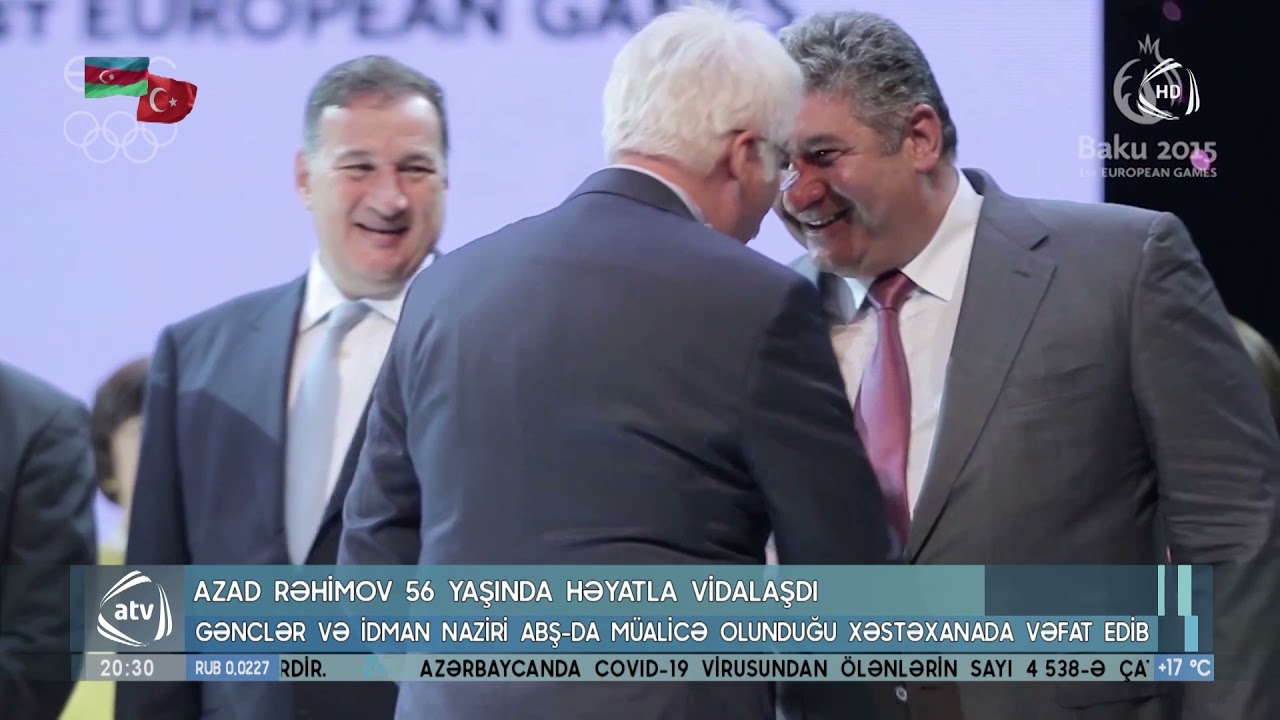 Azad Rəhimov 56 yaşında həyatla vidalaşdı (01.05.2021)