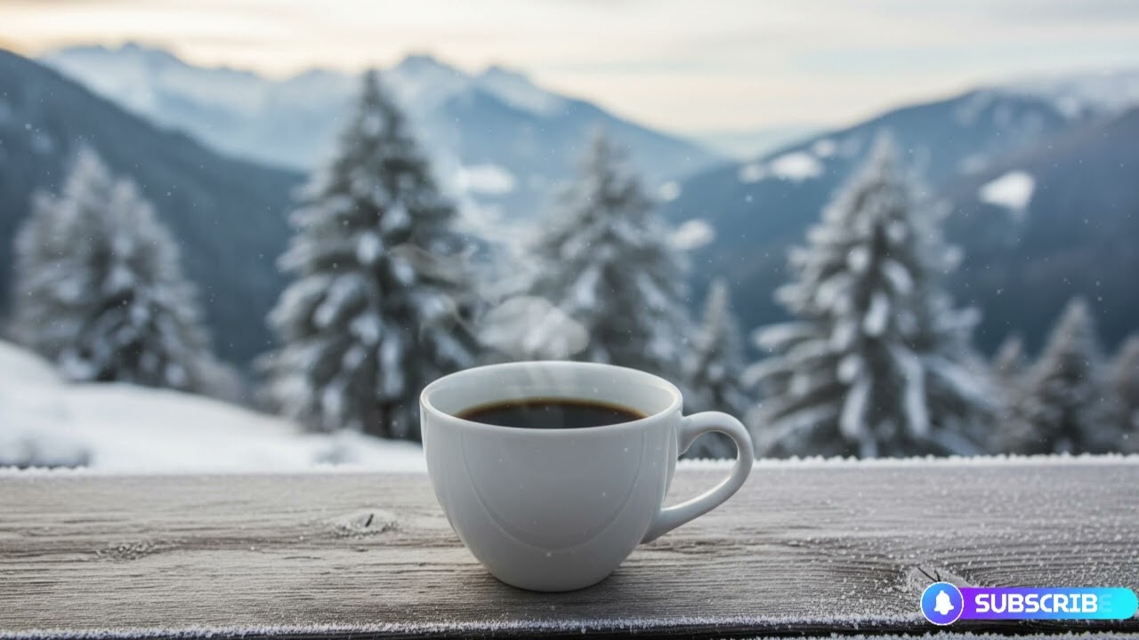 Elegant Jazz Cafe ☕ Winter Coffee Jazz Piano Music & Happy Bossa Nova Instrumental for Star the day