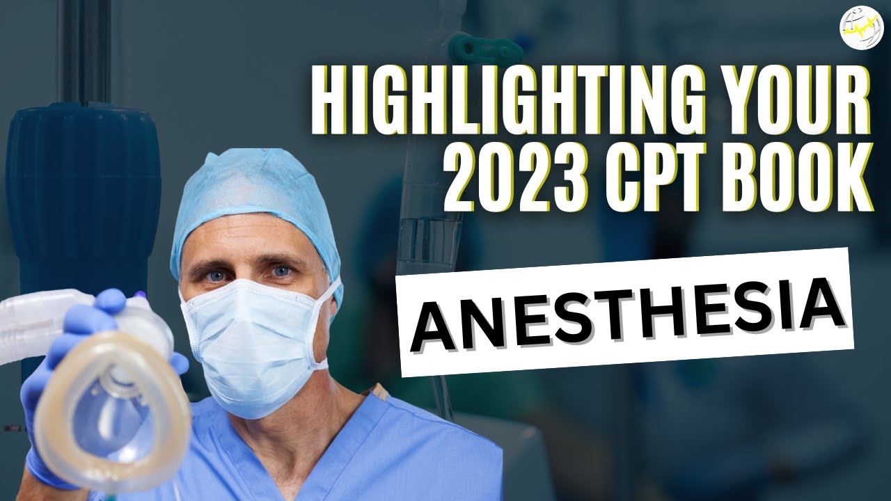 Выделение книги CPT 2023 года | Анестезия