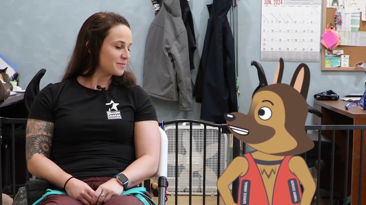 Warrior Canine Connection Trains Service Dogs (Audio Described)