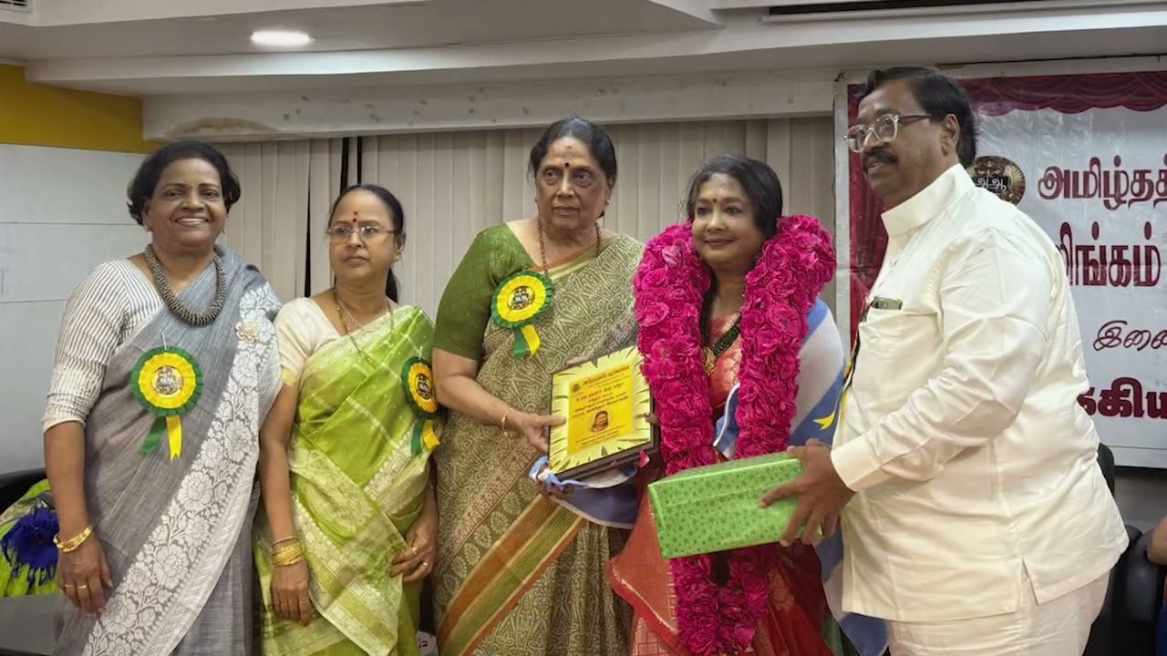 SAKTHI CHUDAR AWARD  - Amuda Tamizh Aayvarangam - Virtual University Life Achievements Award